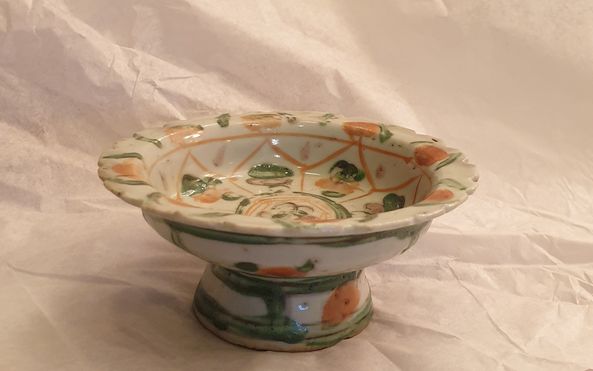 Tazza altar bowl Qing 19th century