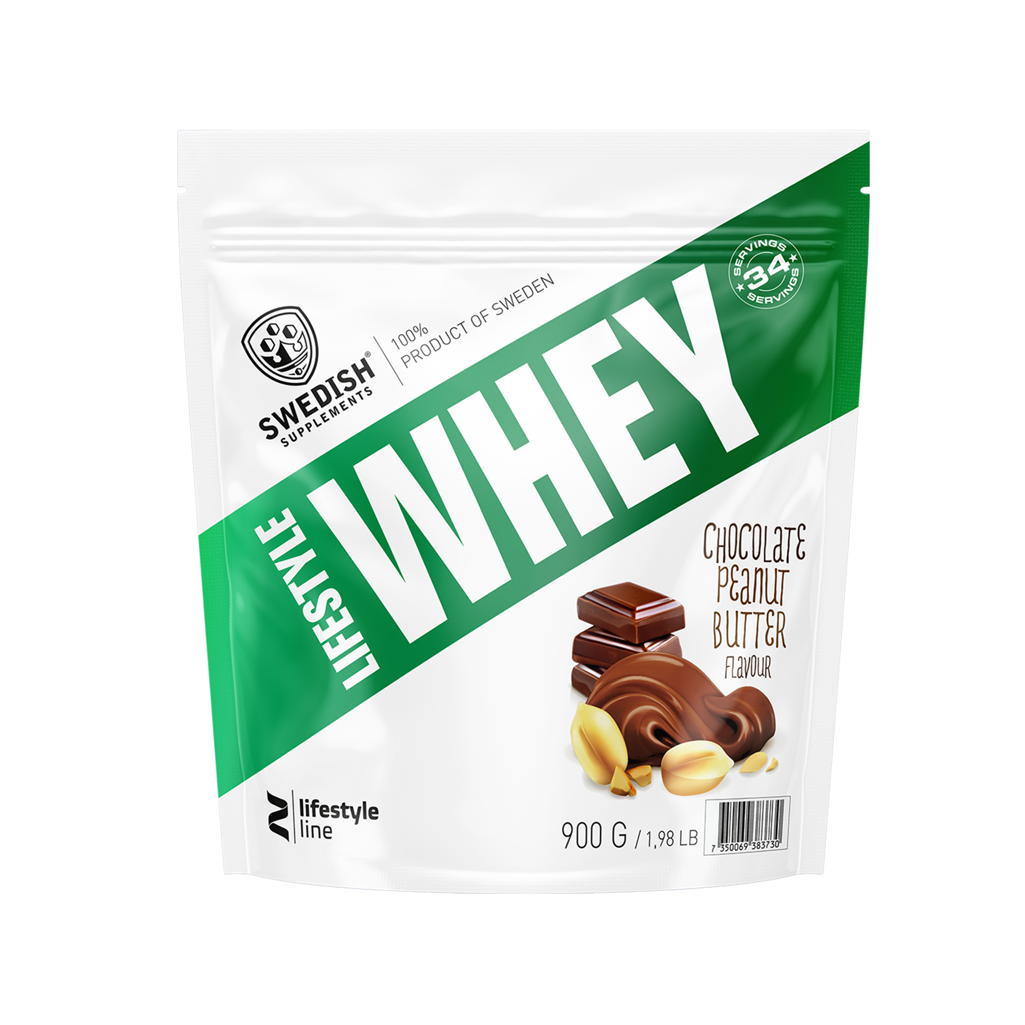Lifestyle Whey - 900g Chocolate peanutbutter