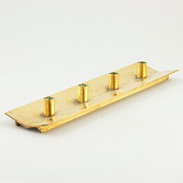 Pierre Forssell (1960s) Brass Candleholder Profil #69 32 cm
