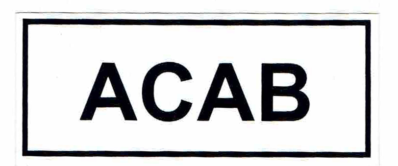 Sticker ACAB