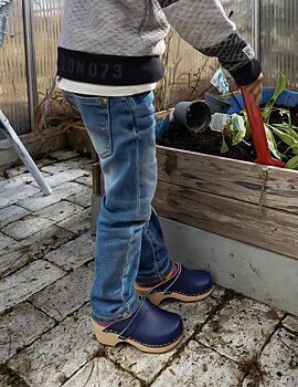 HagaToffeln - Clog Classic Blue Children