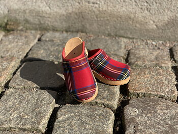 HagaToffeln - Clog Classic Children Tartan