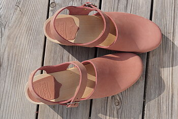 HagaToffeln - Clog Charli Blush Suede