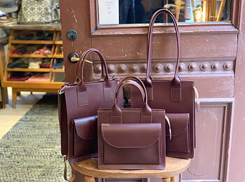 HagaToffeln - Teachers Bag Brown Vegetable Tanned Leather