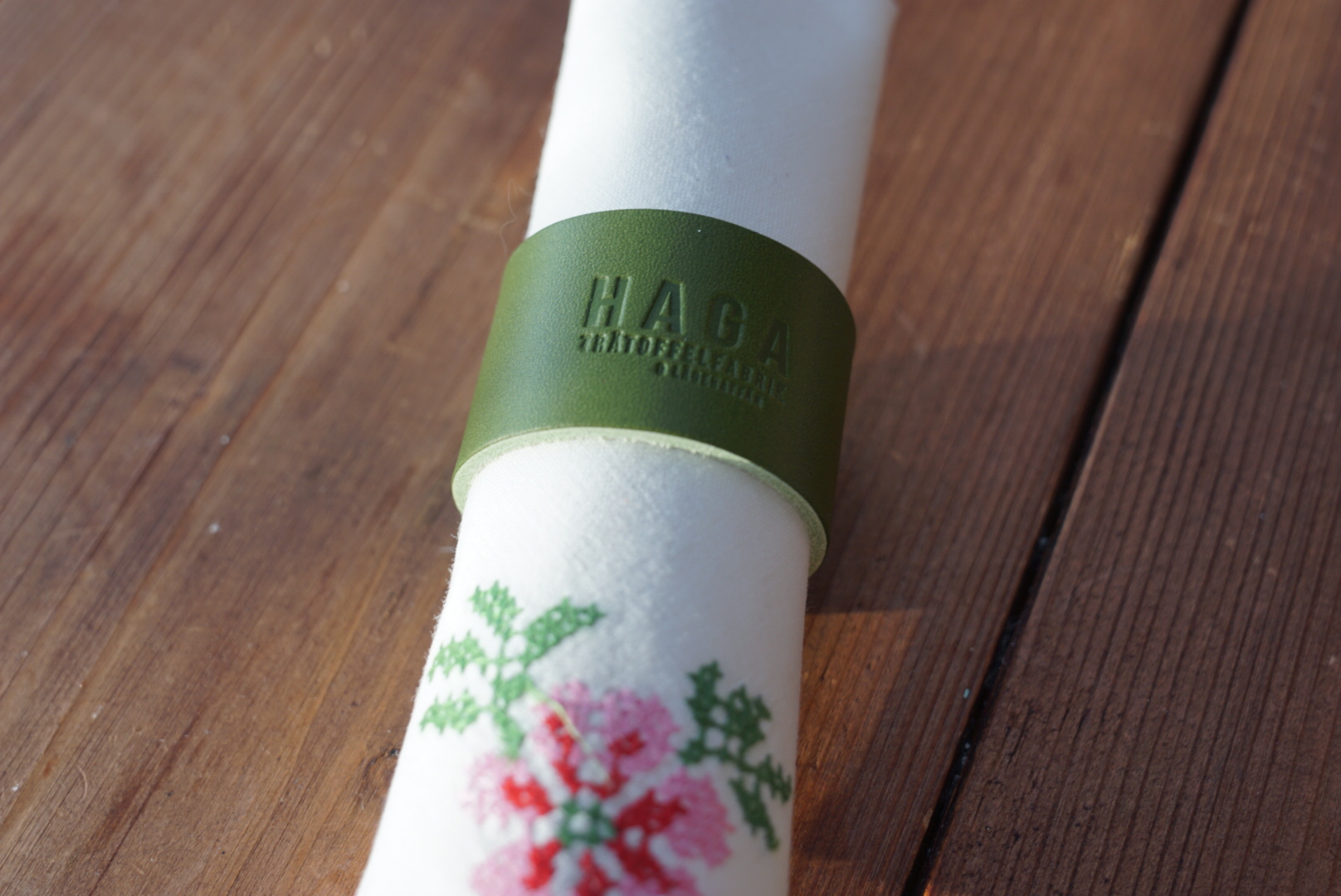 HagaToffeln - Napkin Ring Leather - 2