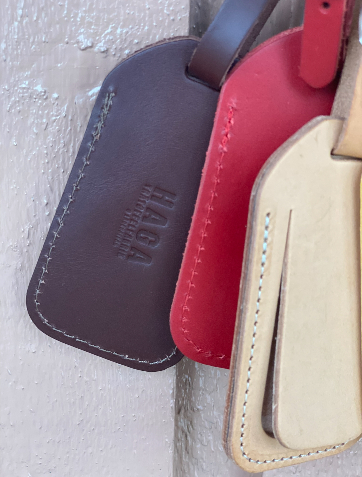 HagaToffeln - Luggage tag Vegetable Tanned - 2