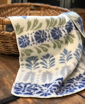 Kerstin Landström - Child Blanket Arvet Blue