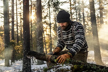 DEVOLD - Alnes Sweater Grey/Black