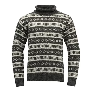 DEVOLD - Alnes Sweater Grey/Black