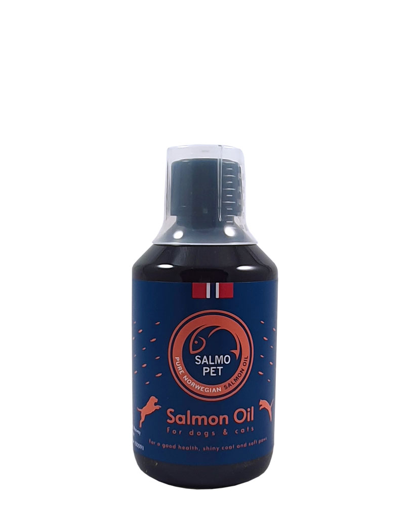 Salmopet Laxolja Tillskott Katt och Hund - 300 ml