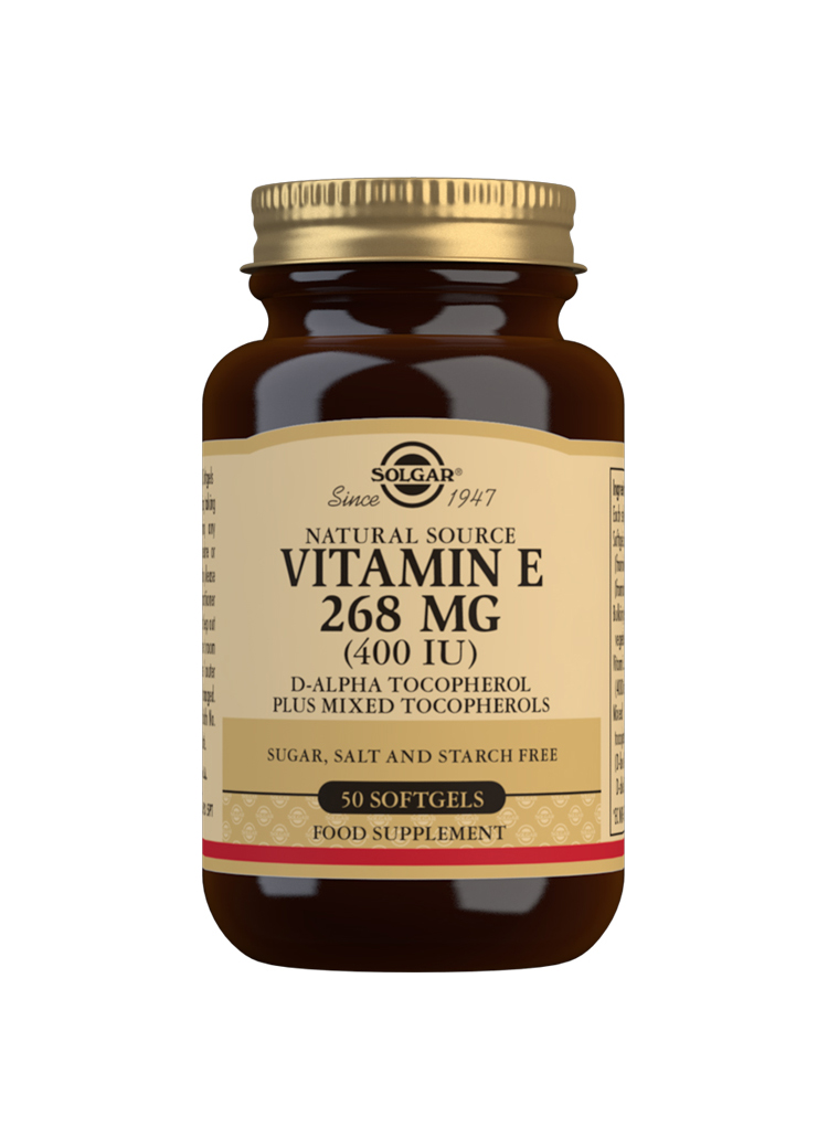 Vitamin E 400 IU 50 kapslar - Solgar
