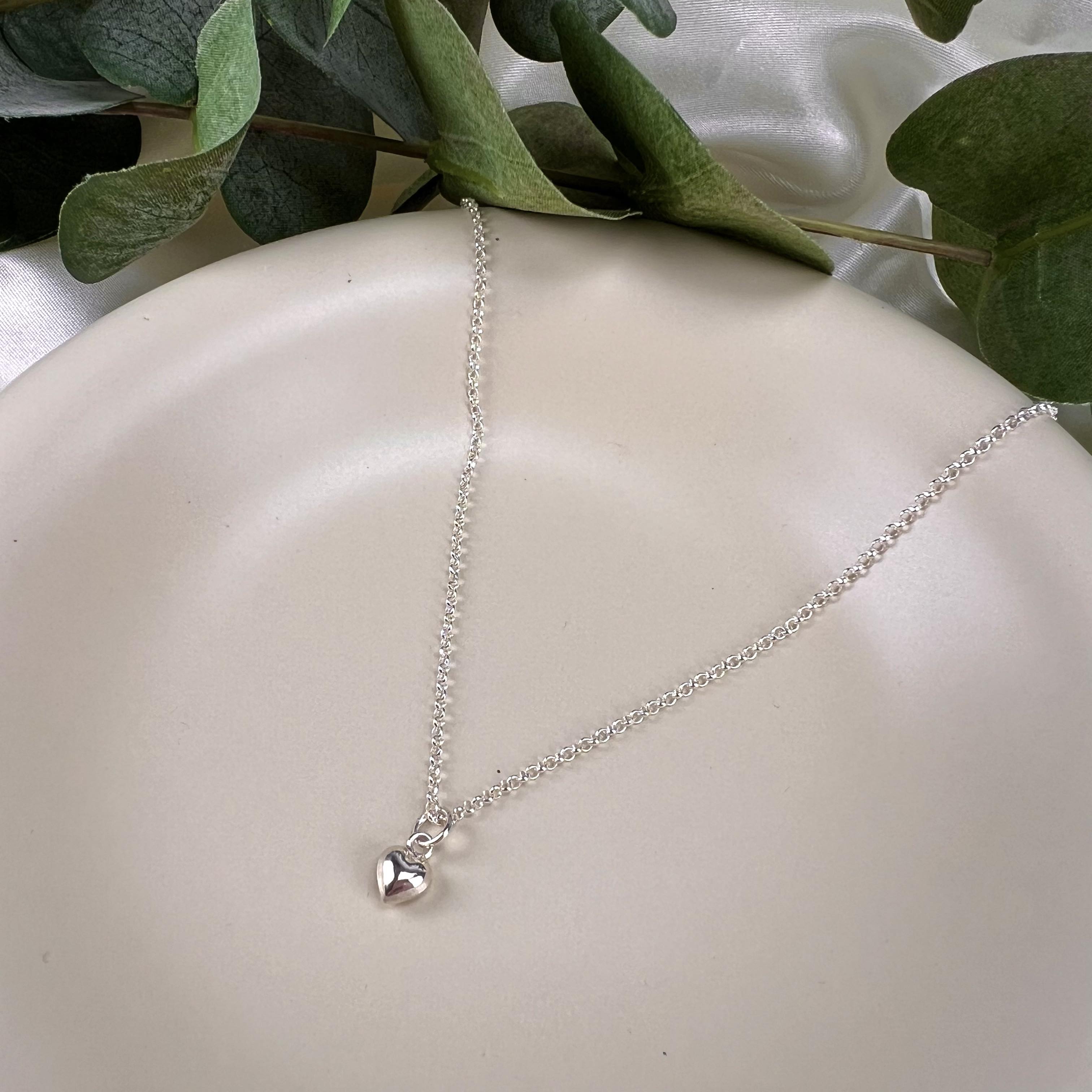 IAMLUND Mini Heart halsband silver - 2