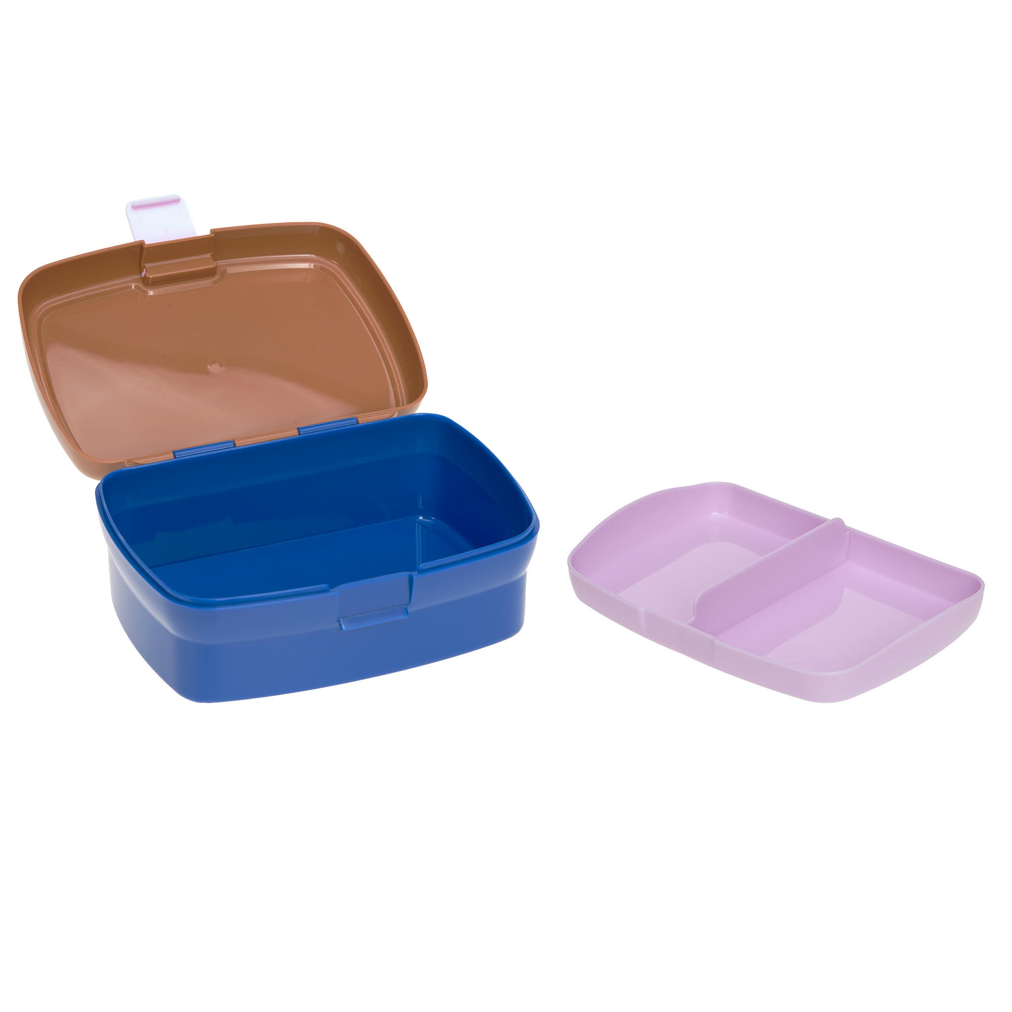 Lässig Lunch Set Little Gang Smile caramel/blue - 4