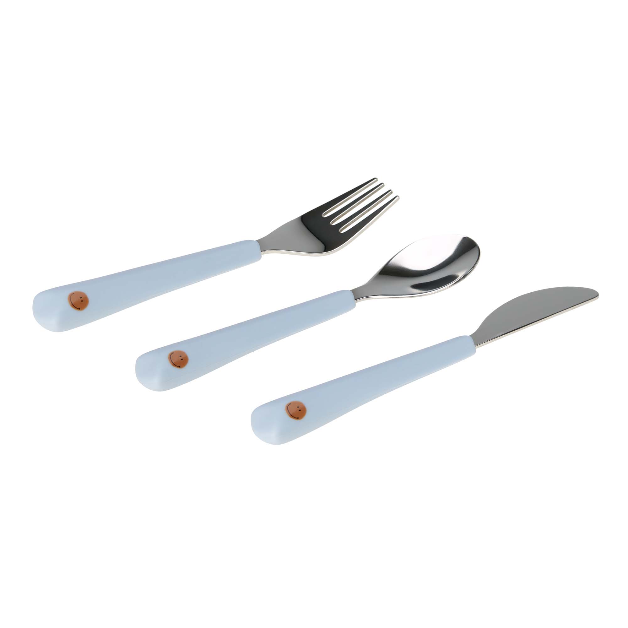 Lässig Cutlery with Silicone Handle 3 pcs Happy Rascals - 4