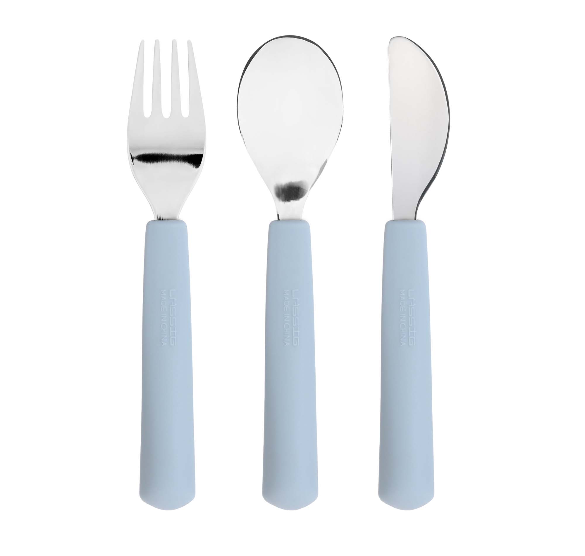 Lässig Cutlery with Silicone Handle 3 pcs Happy Rascals - 3