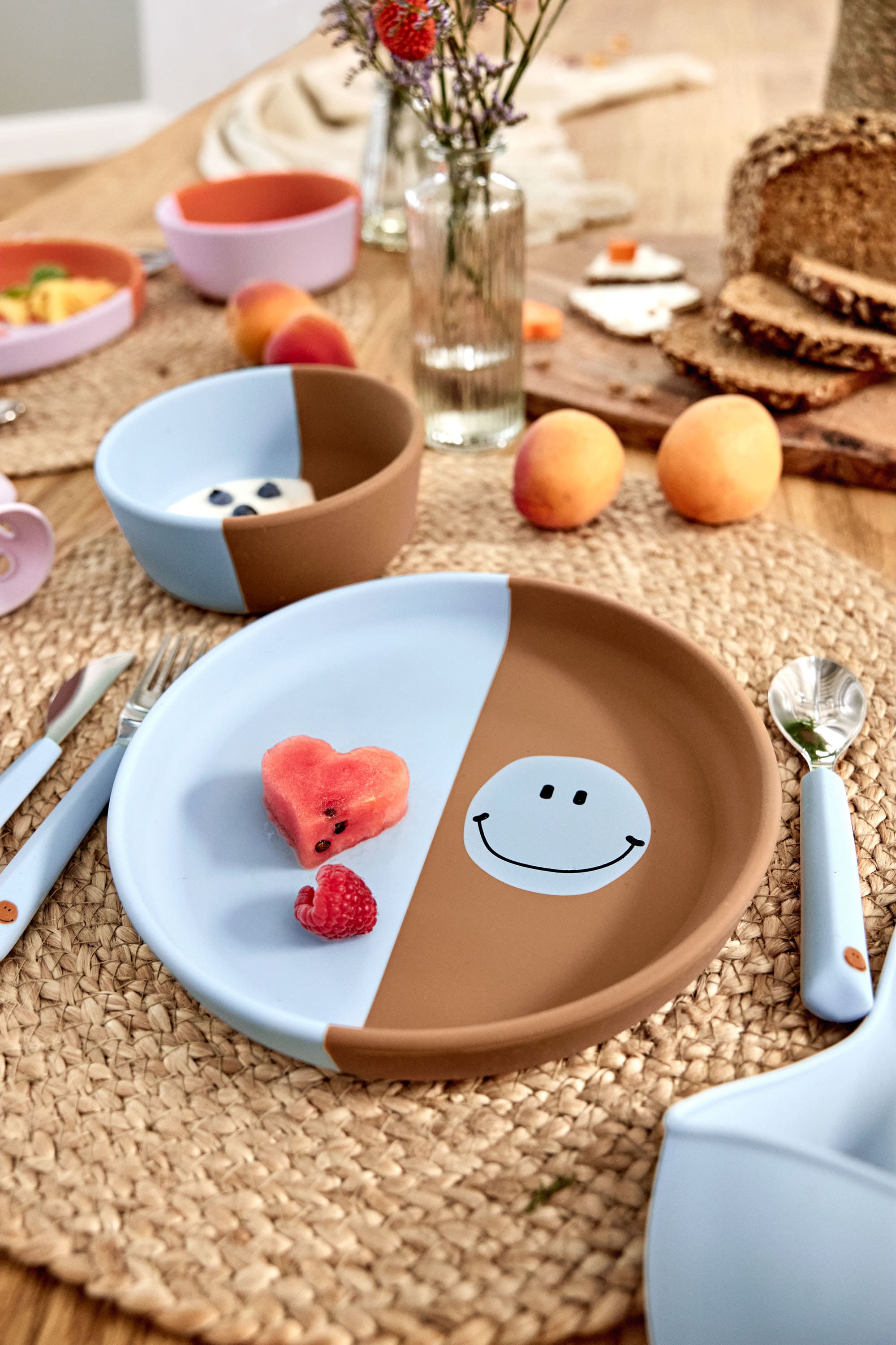 Lässig Cutlery with Silicone Handle 3 pcs Happy Rascals - 2