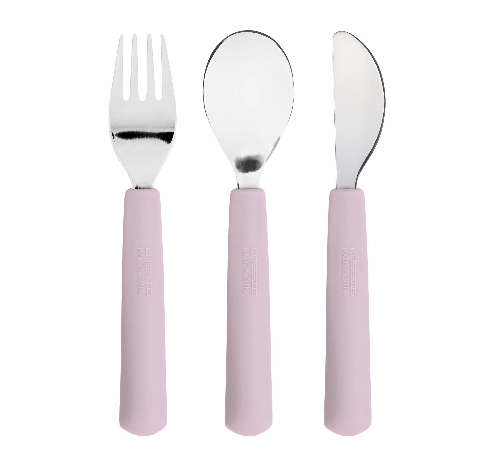 Lässig Cutlery with Silicone Handle 3 pcs Happy Rascals - 4