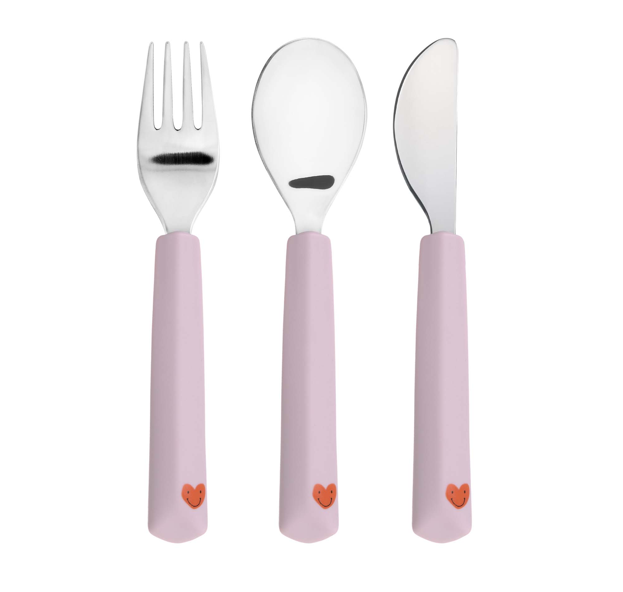 Lässig Cutlery with Silicone Handle 3 pcs Happy Rascals