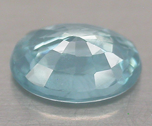 Impresionante piedra preciosa de circón azul natural con brillo superior de 1,01 ct - 2