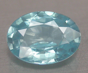 Impresionante piedra preciosa de circón azul natural con brillo superior de 1,01 ct - 3