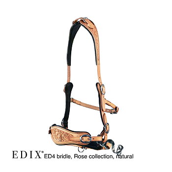 Hackamore huvudlag Anatomical, Edix© Rose, natur