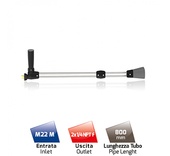 DUBBEL LANS M22 ROSTFRI