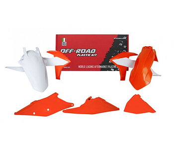 RTECH, PLASTKIT, O.E.M VIT ORANGE,  150-500cc