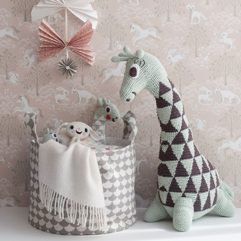 TAPET FAIRYTALE FOX, Dusty Pink