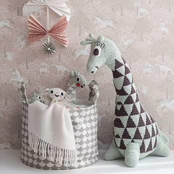 TAPET FAIRYTALE FOX, Dusty Pink
