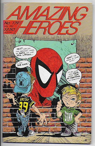 Amazing Heroes # 179 VF+ Todd McFarlane Cover
