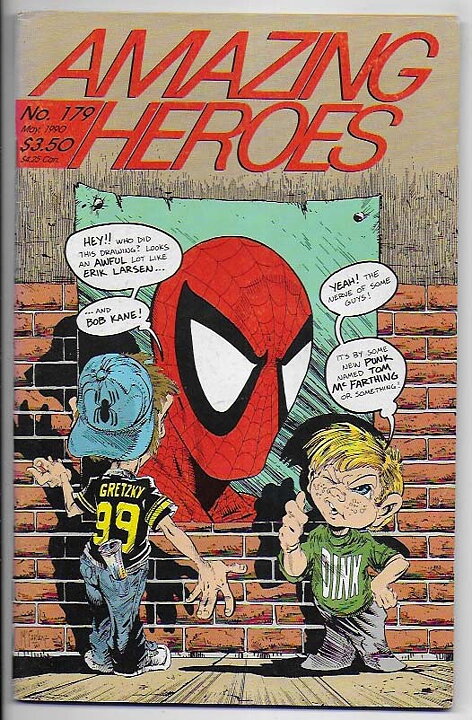 Amazing Heroes # 179 VF+ Todd McFarlane Cover