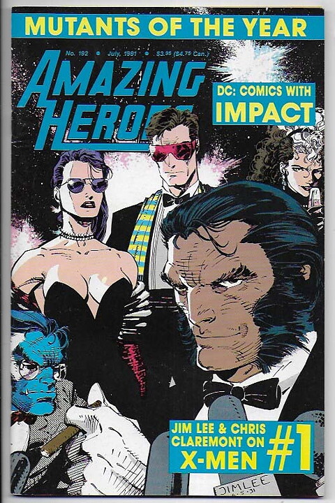 Amazing Heroes # 192 VF+ Blue Cover