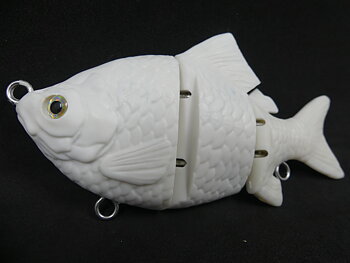 Karper swimbait 12 cm - 37 gram incl ogen