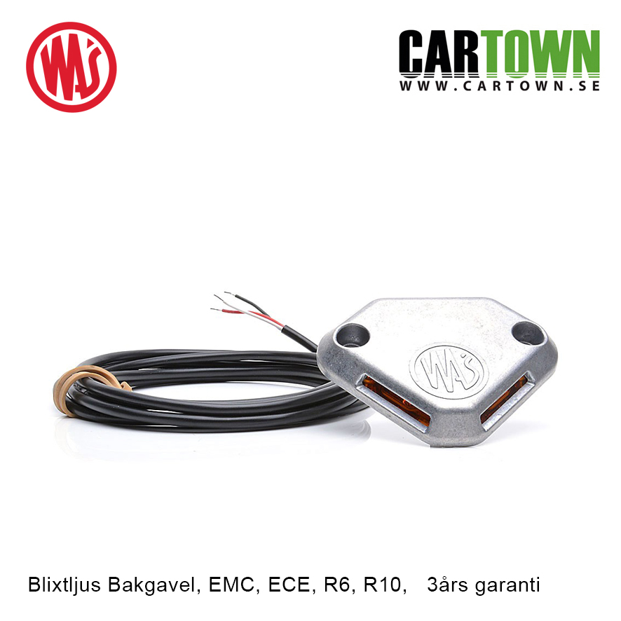 Blixtljus bakgavel,  –  Orange EMC - 2