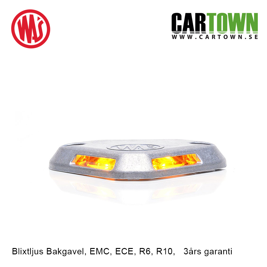 Blixtljus bakgavel,  –  Orange EMC - 3
