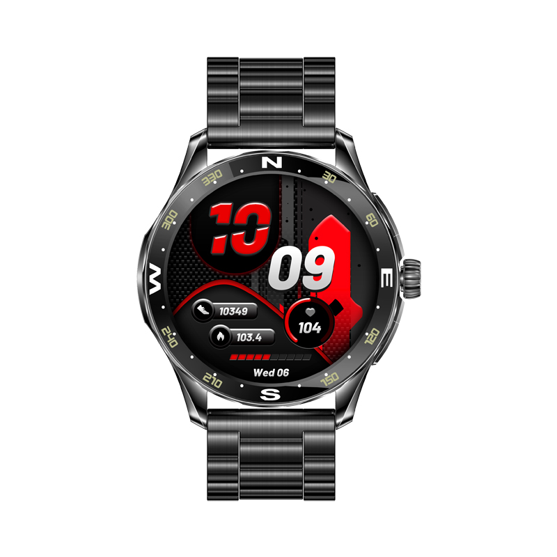 Philippe Palmer Smart Watch LP88 AMOLED Black Steel - 2