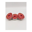 Cord Set-  Silver and Red