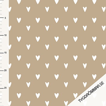 HEARTS - LIGHT TAUPE COLLEGE