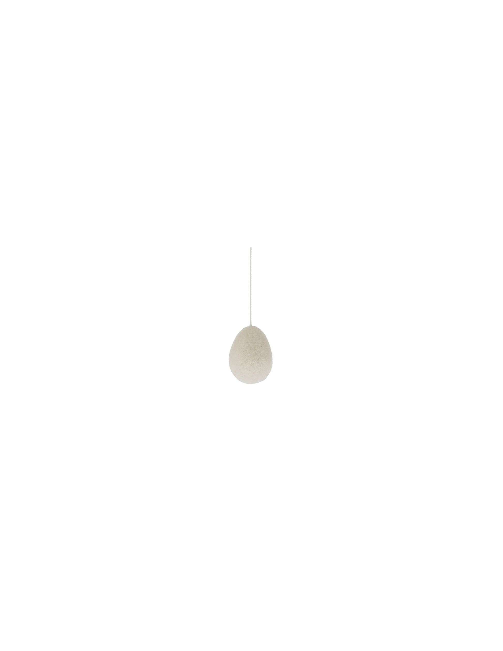 Ullås - Easter egg - Egg - Hanging decoration - White - 13
