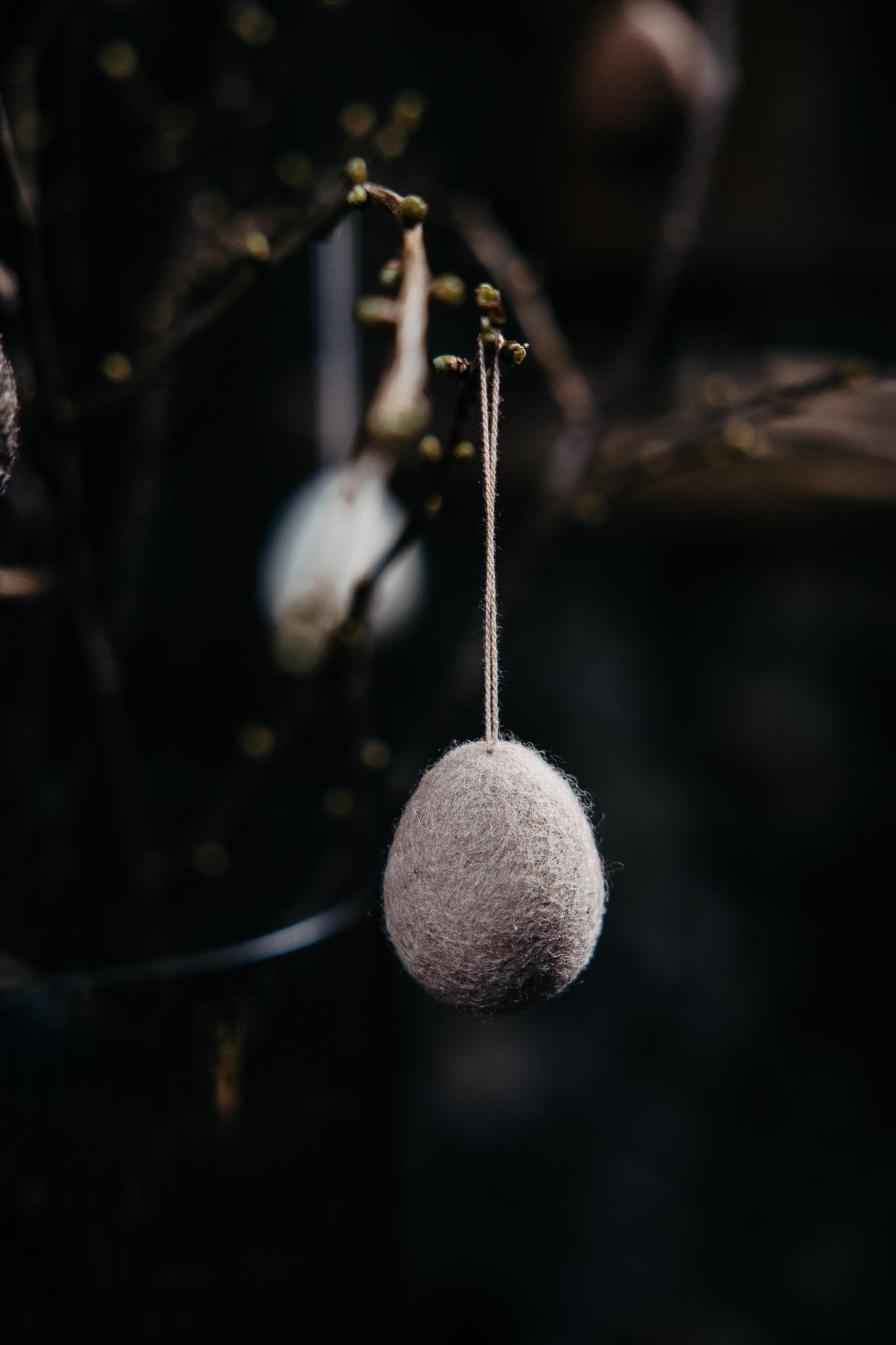 Ullås - Easter egg - Egg - Hanging decoration - Beige - Large - 7