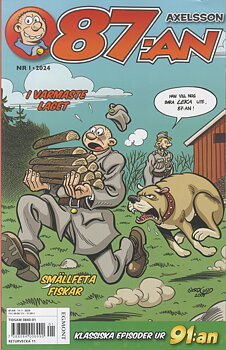 87:an Axelsson nr 1 2024, 100 sidor! Tjockast i svensk humor!