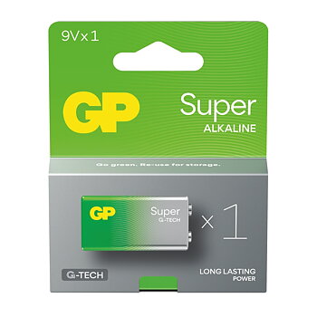 Batteri super 9V/6LF22 1-pack