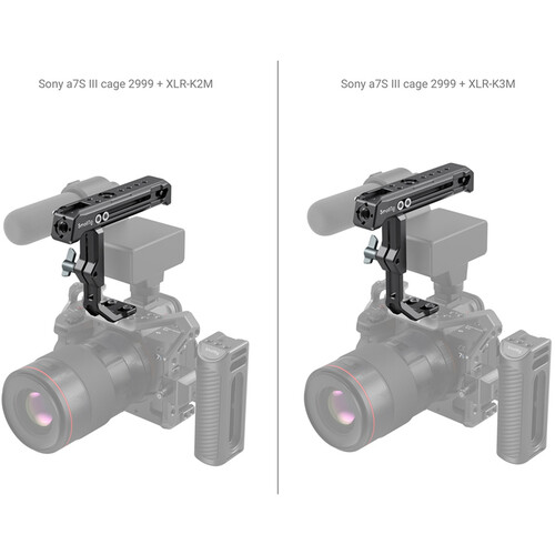 SMALLRIG 3082 Top Handle For Sony XLR K1M/K2M/K3M & Panasonic XLR1 Adapter - 4