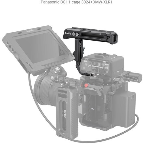 SMALLRIG 3082 Top Handle For Sony XLR K1M/K2M/K3M & Panasonic XLR1 Adapter - 6