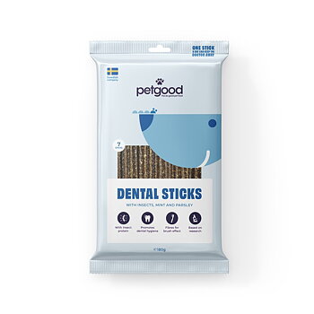 Petgood Dental Sticks med insekter 7st
