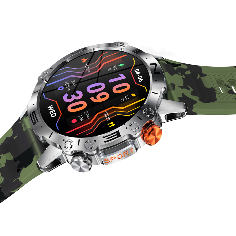 Philippe Palmer Smart Watch LP69 AMOLED Green Camo - 4