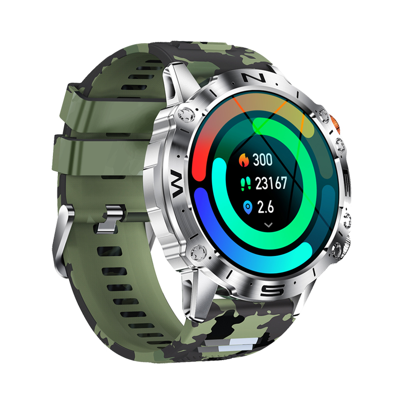 Philippe Palmer Smart Watch LP69 AMOLED Green Camo - 5