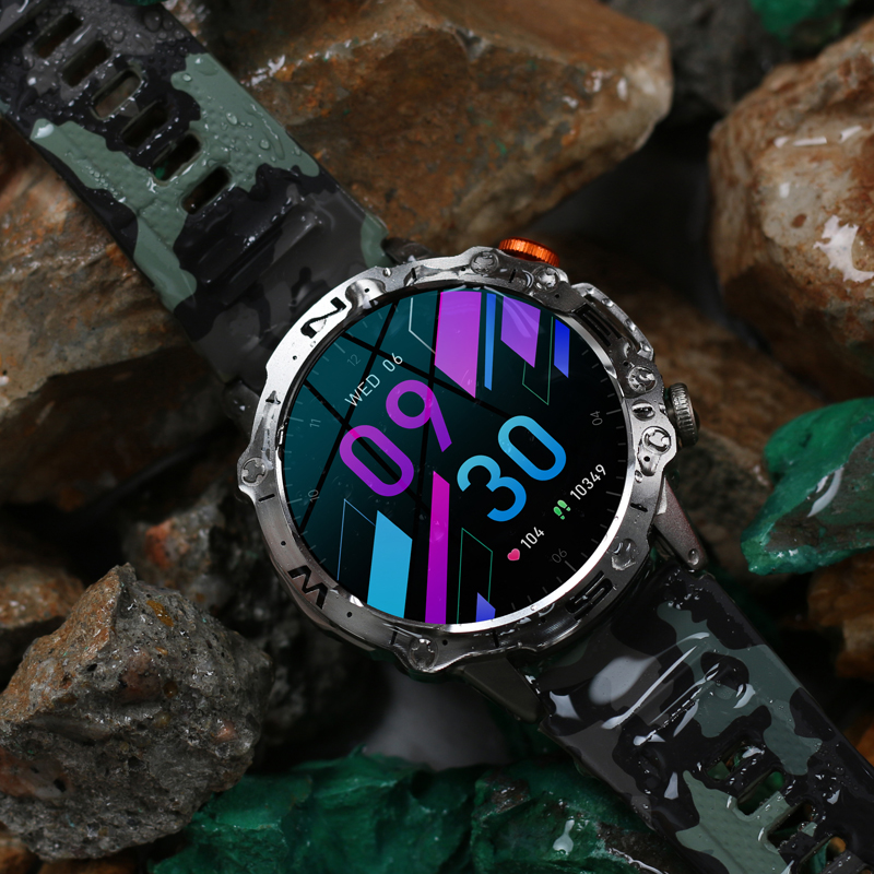 Philippe Palmer Smart Watch LP69 AMOLED Green Camo - 10