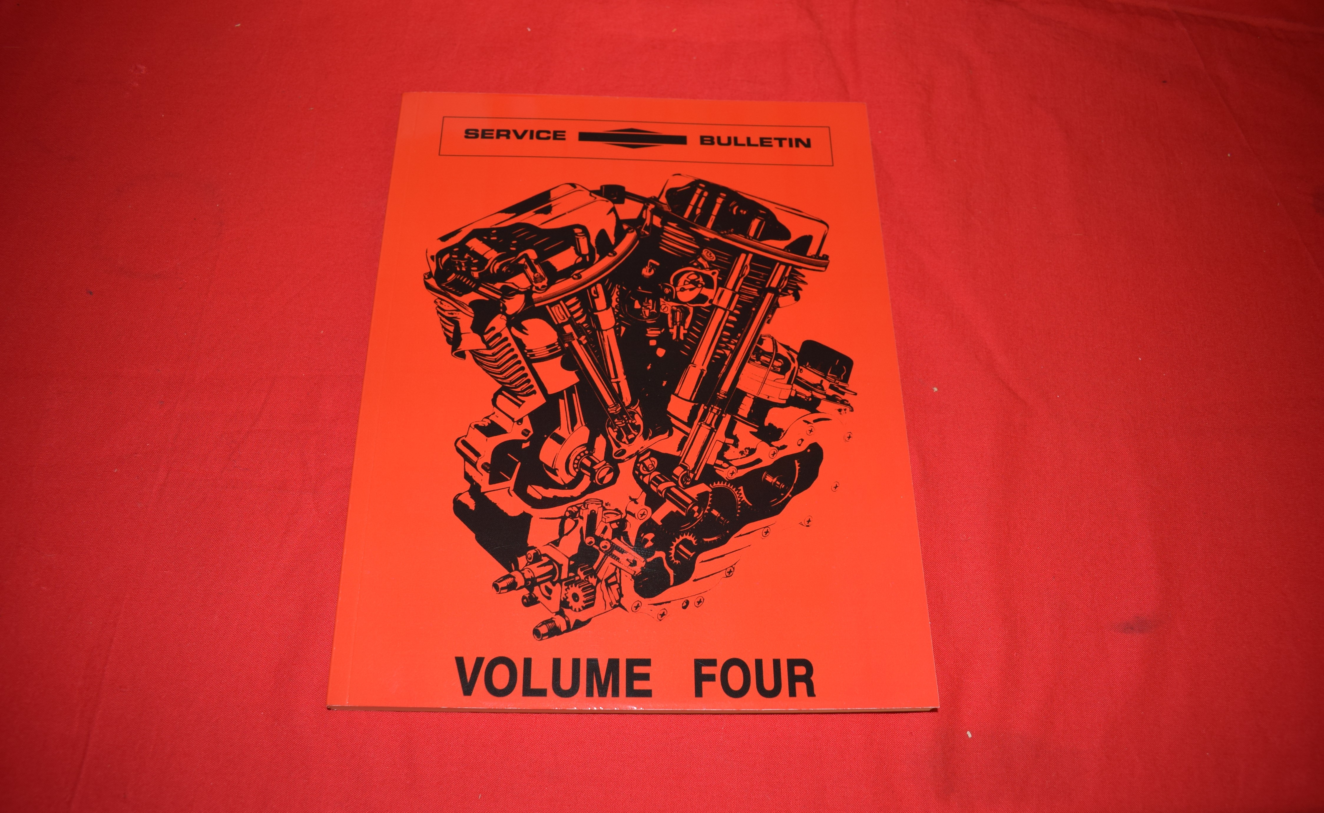 Service department bulletins book, shop dope Harley Volume 4