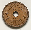Danmark 1 öre 1928 01